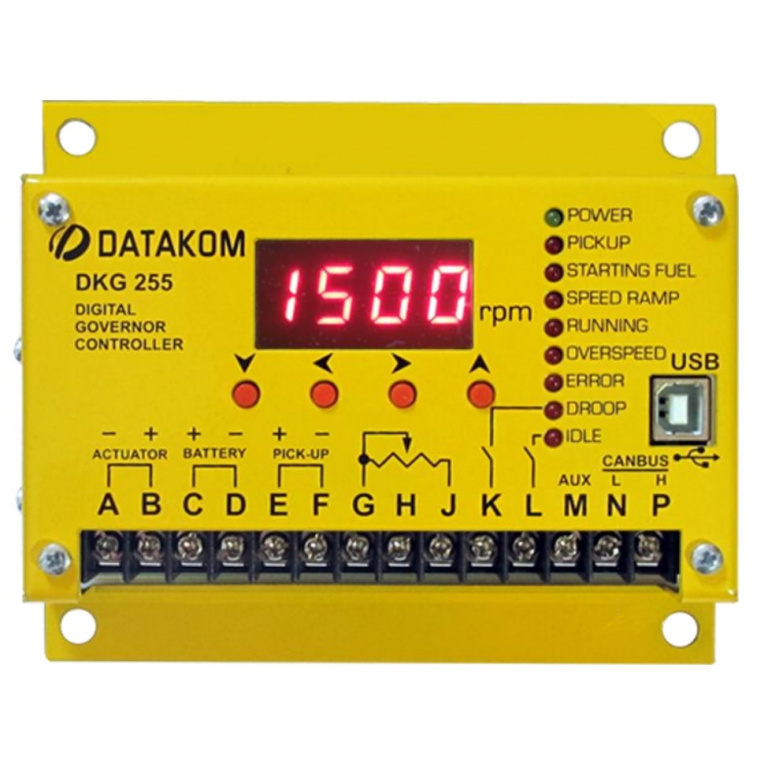 DATAKOM DKG-255 MPU, Цифровий контролер управління частотою обертання двигуна
