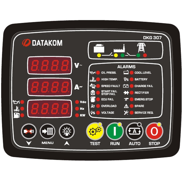 DATAKOM DKG-307 CAN Контролер автоматичного керування генератором (AMF) з J1939