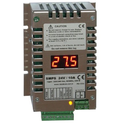 DATAKOM SMPS-1210-D (12V/10A) Зарядний пристрій акумулятора з дисплеєм
