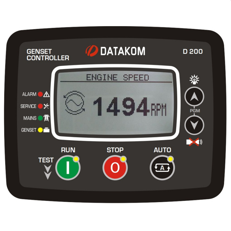 DATAKOM D-200-MK2 Багатофункціональний контролер генератора з J1939