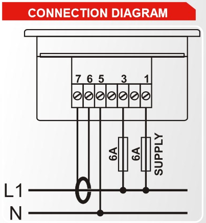 Datakom DM-0101 Мультиметр, 1 фаза, 96x96mm