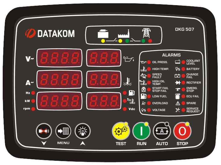 DATAKOM DKG-507 MPU Контролер генератора з автоматичним введенням резерву