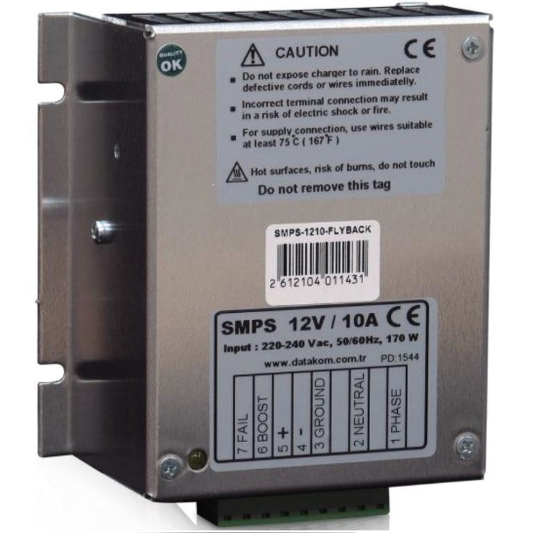 DATAKOM SMPS-1210-FLYBACK Зарядний пристрій акумулятора (12V/10A)