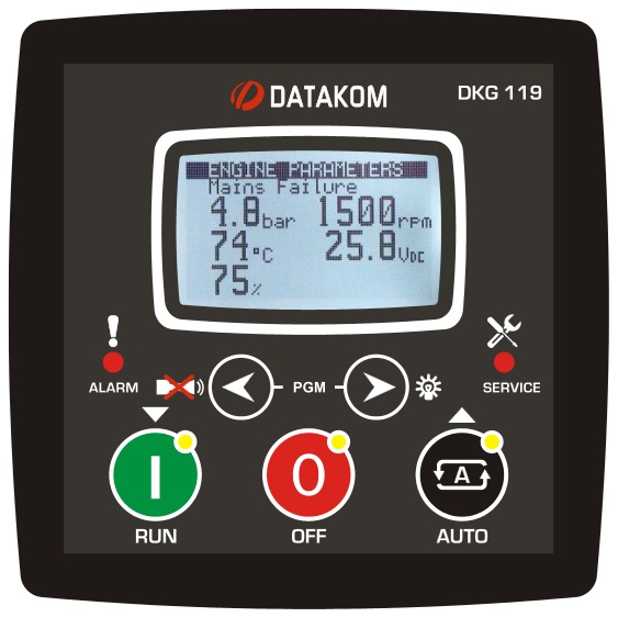 DATAKOM DKG-119 Контролер ручного та дистанційного керування генератором