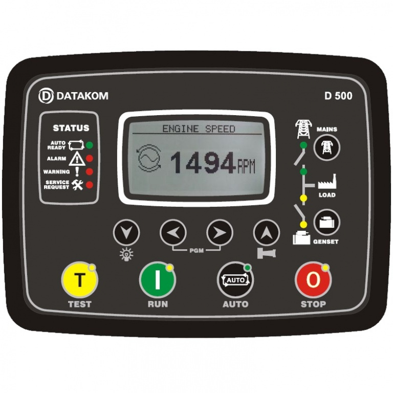 DATAKOM D-500-Comm-Ext Багатофункціональний контролер керування генератором. Розширена версія