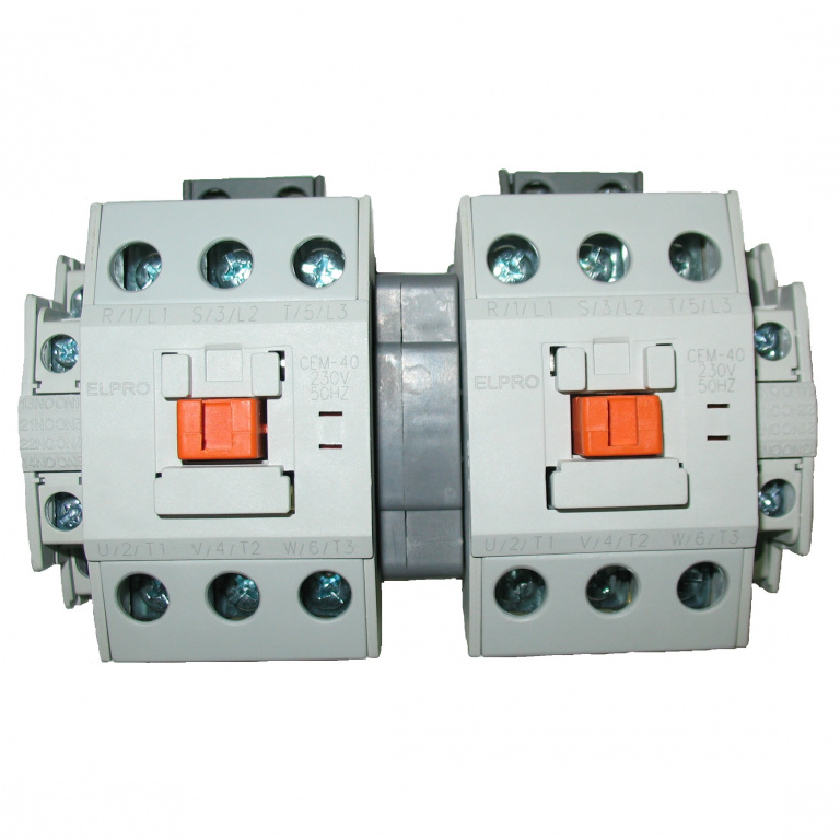 4PRO CEM-40, 3P 40A Блок контакторів з механічним і електричним зустрічним блокуванням