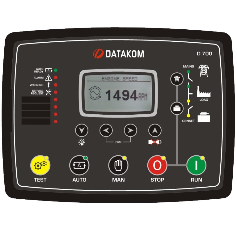 DATAKOM D-700-SYNC+EXT Контролер керування та синхронізації генераторів. Розширена версія