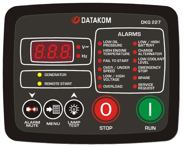 DATAKOM DKG-227 Контролер ручного та дистанційного запуску