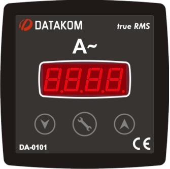 DATAKOM DA-0101 Амперметр, 1 фаза, 96x96мм