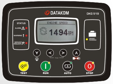 DATAKOM DKG-517-MPU Контролер ручного та дистанційного керування генератором