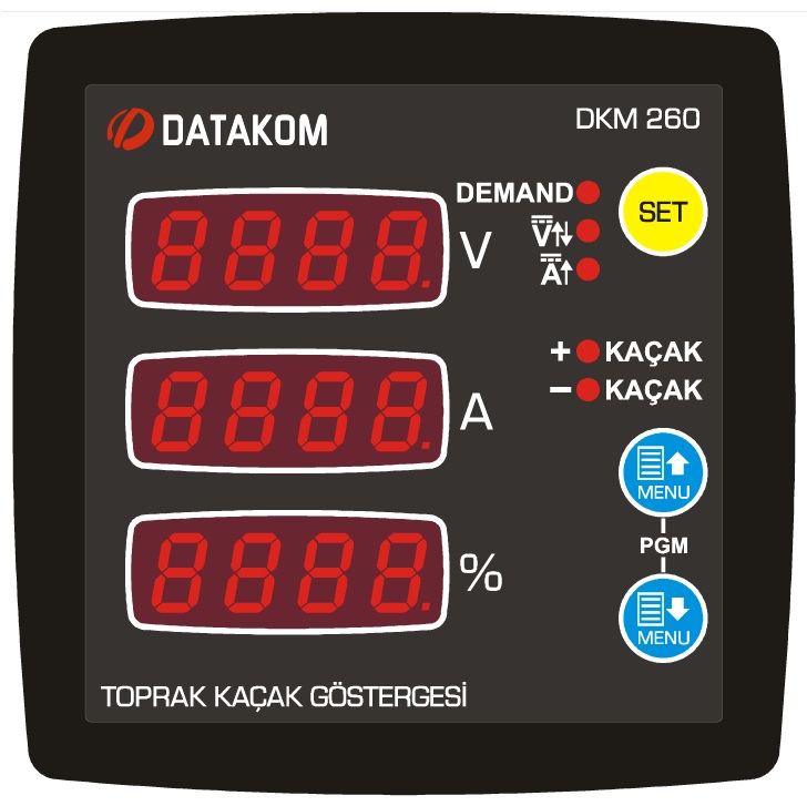 DATAKOM DKM-260 Індикатор витоку на землю