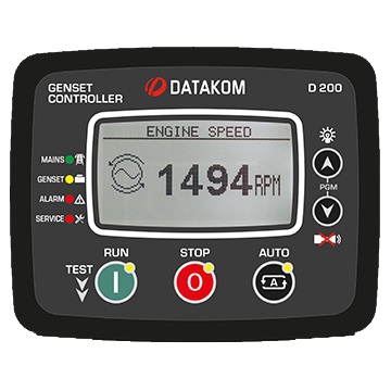 DATAKOM D-200-Ext Багатофункціональний контролер керування генератором з MPU. Розширена версія.