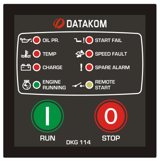 DATAKOM DKG-114-J Модуль ручного та дистанційного старту з портом J1939