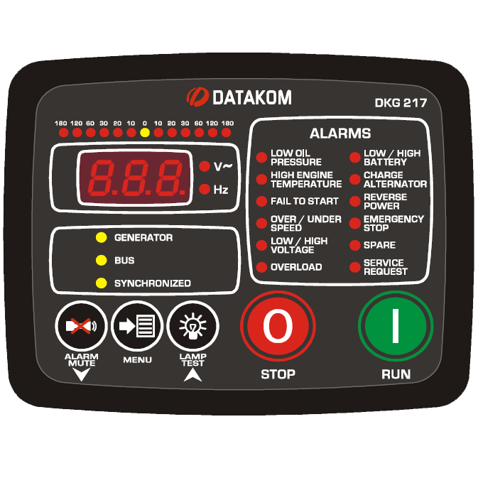DATAKOM DKG-217 Контролер керування генератором із синхроскопом