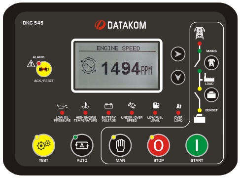 DATAKOM DKG-545 Контролер автоматичного керування генератором