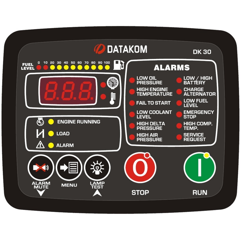 Контроллер дизельного компрессора Datakom DK-30 Контроллер дизельного компрессора Datakom DK-30